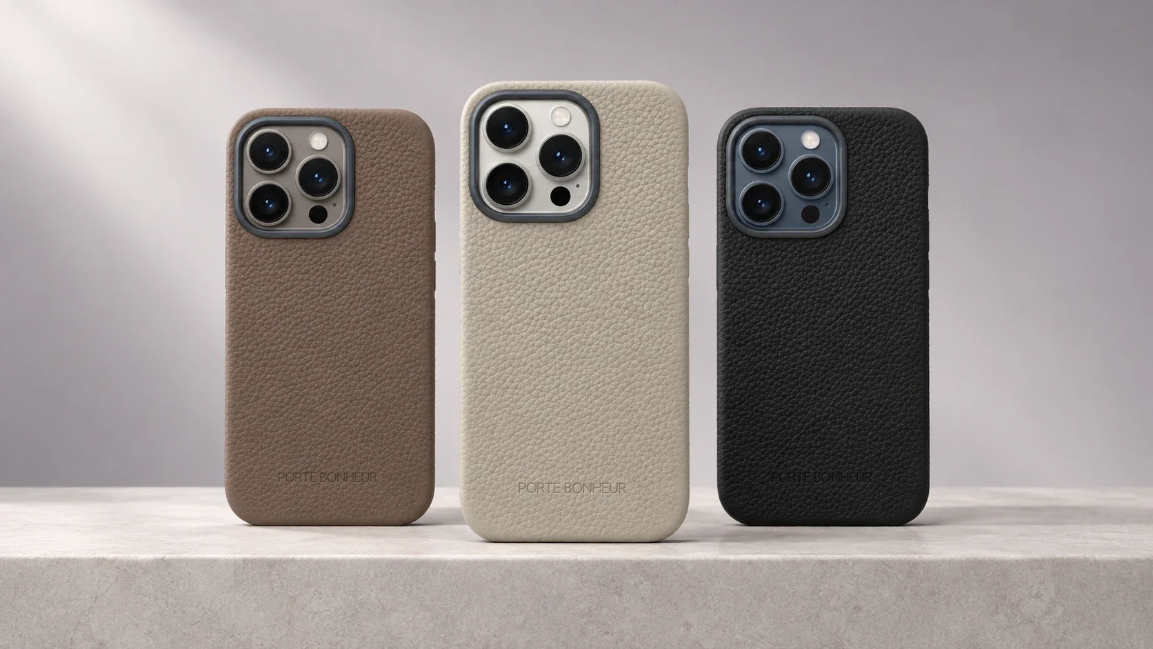 iPhone 15 Pro - 本革iPhoneケース｜PORTÈ BONHEUR
