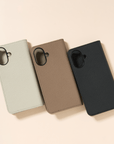 iPhone 16| Diary Case|グレージュ