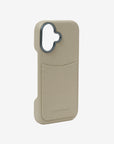 iPhone 17| Back Cover Card Case|グレージュ