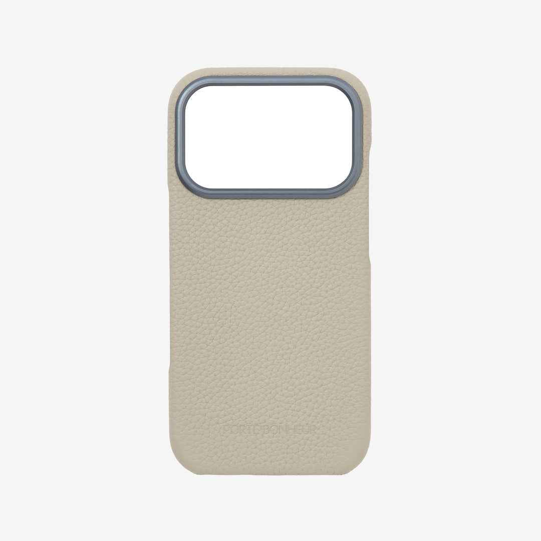 iPhone用レザー調ケース グレージュ Amazon.co.jp: 【ボナベンチュラ】 (for iPhone 17 Pro Max