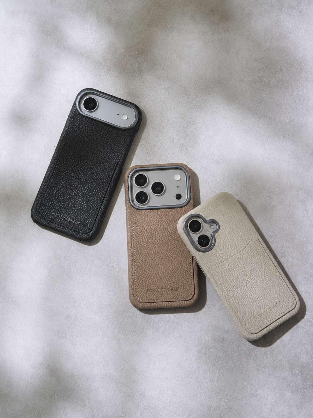 iPhone 16 本革手帳型ケース｜ Diary Case｜エトープ｜PORTÈ BONHEUR