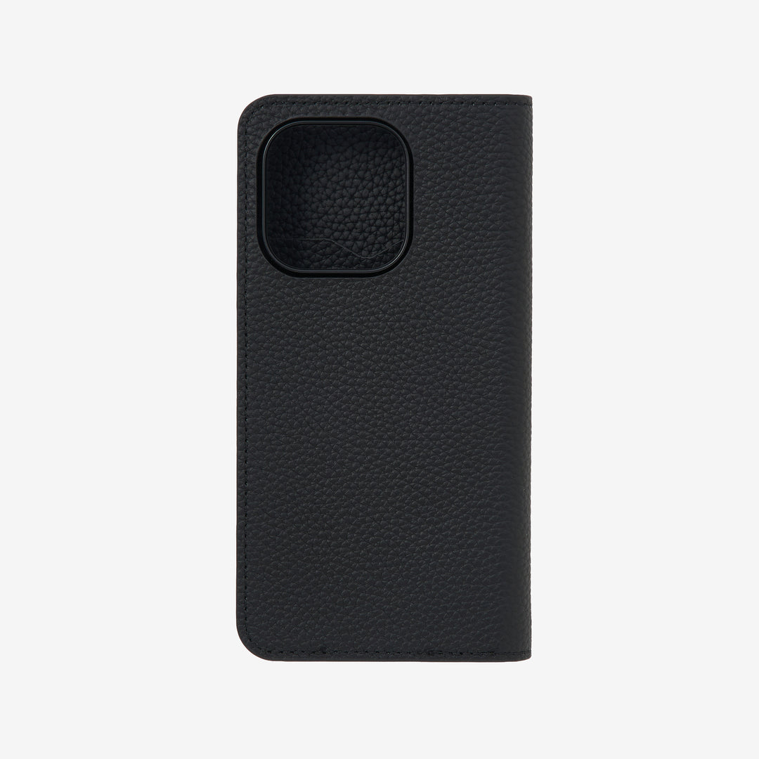iPhone 15 Pro 本革手帳型ケース｜ Diary Case｜ブラック｜PORTÈ