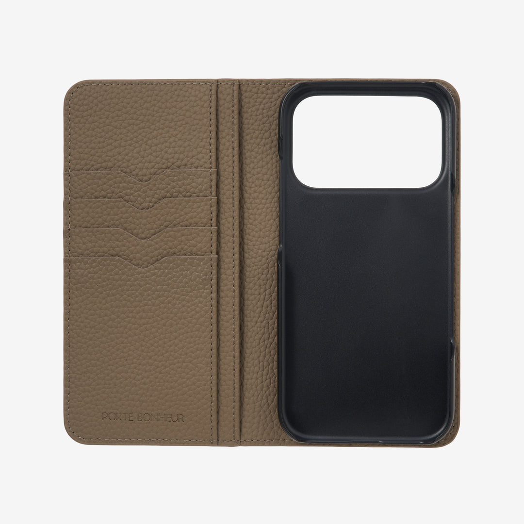 iPhone 18 Pro / 17 Pro 本革手帳型ケース｜ Diary Case｜エトープ