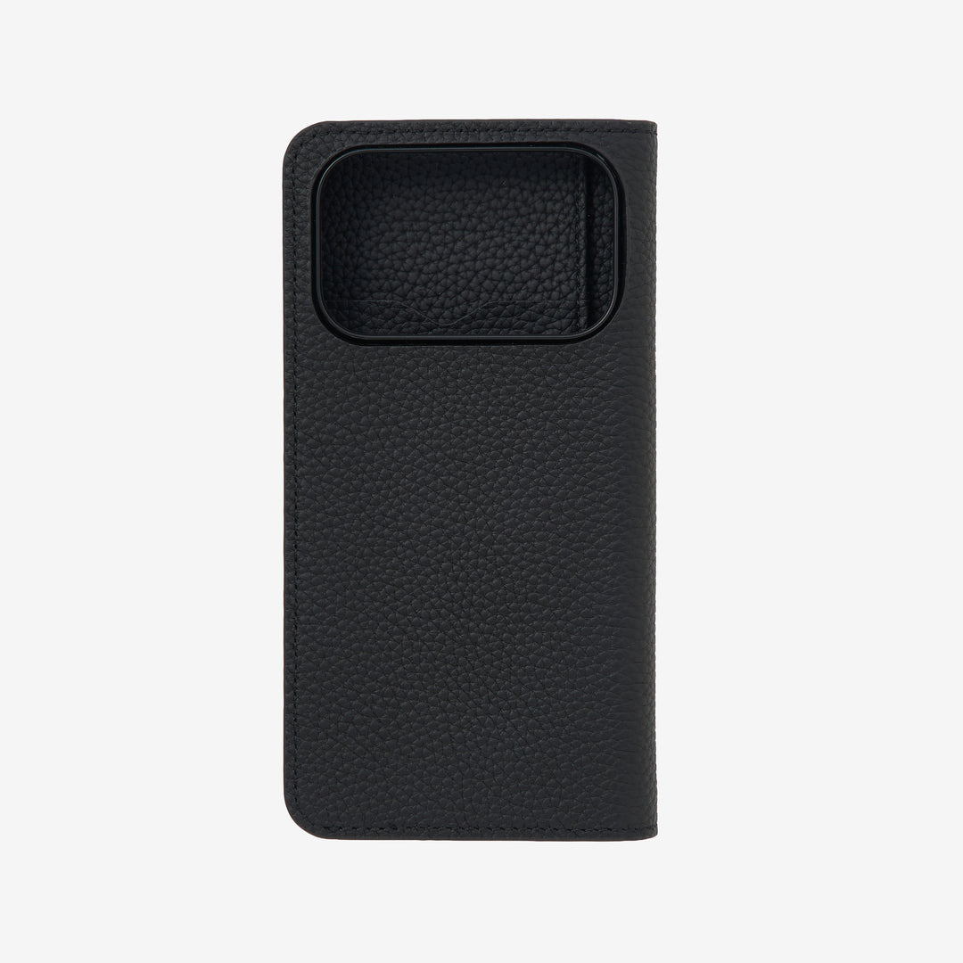 porte bonheur iphone 17 シュリンクレザーケース　ブラック iPhone 17｜ Back Cover Case ｜ブラック – Porte Bonheur