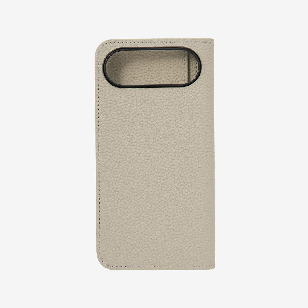 iPhone 17 Air 本革手帳型ケース｜ Diary Case｜グレージュ｜PORTÈ