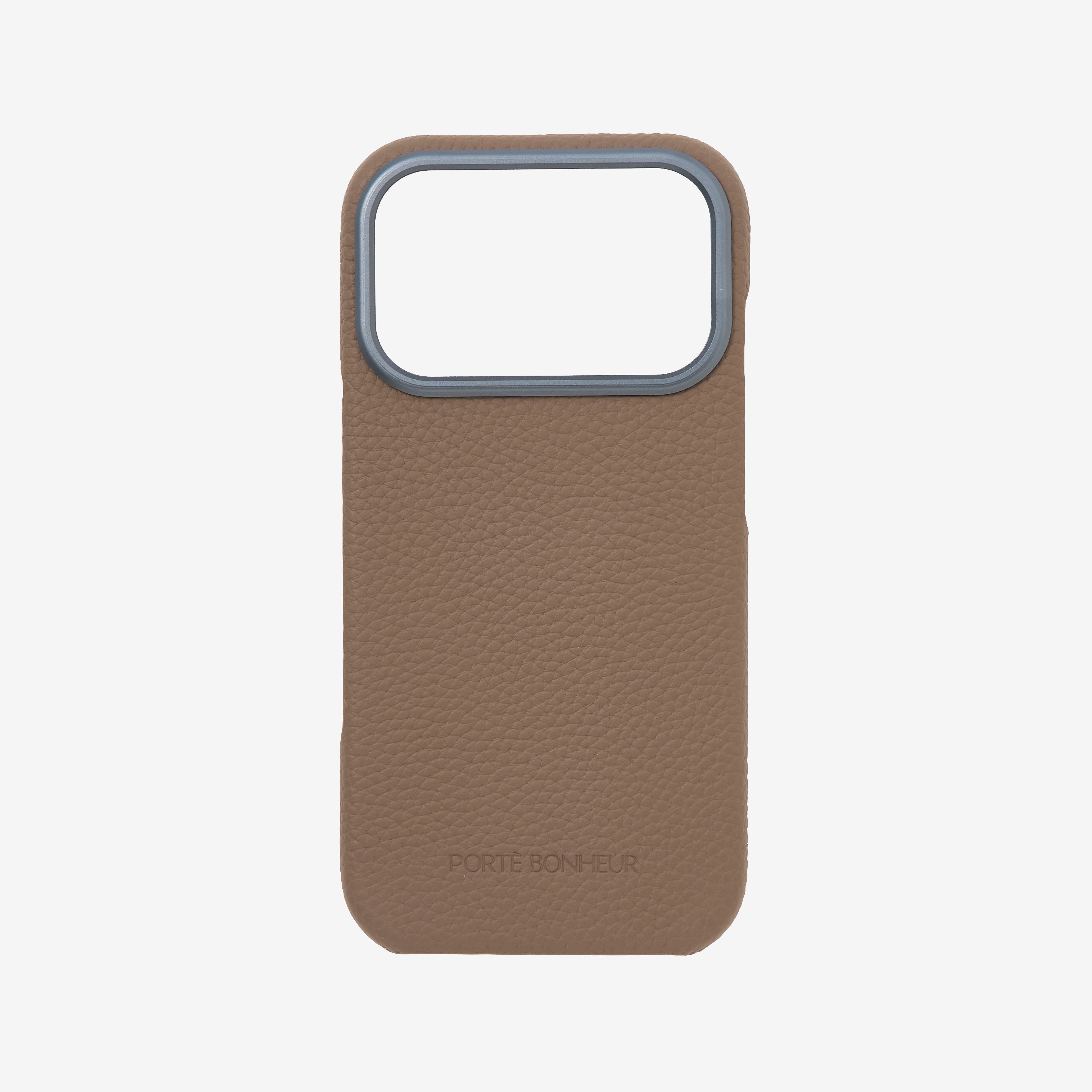 iPhone 18 Pro / 17 Pro 本革背面ケース｜ Back Cover Case ｜エトープ