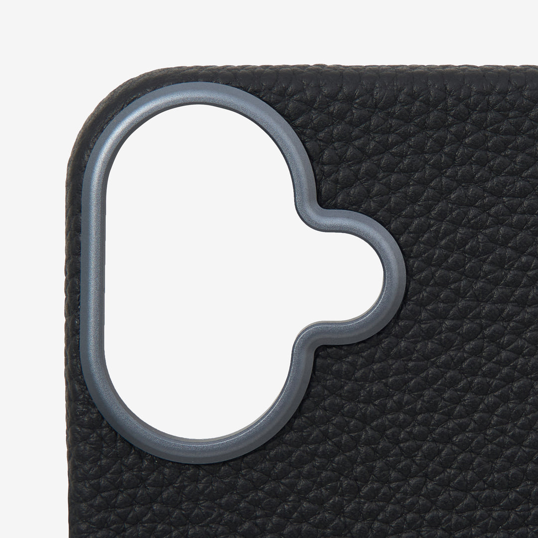 porte bonheur iphone 17 シュリンクレザーケース　ブラック iPhone 17｜ Back Cover Card Case｜ブラック – Porte Bonheur